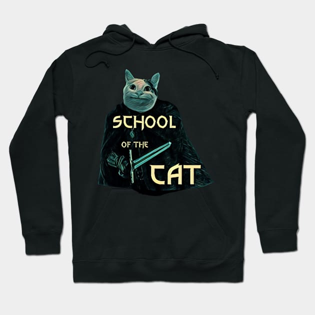 School of the Cat - Fantasy - Funny Hoodie by Fenay-Designs